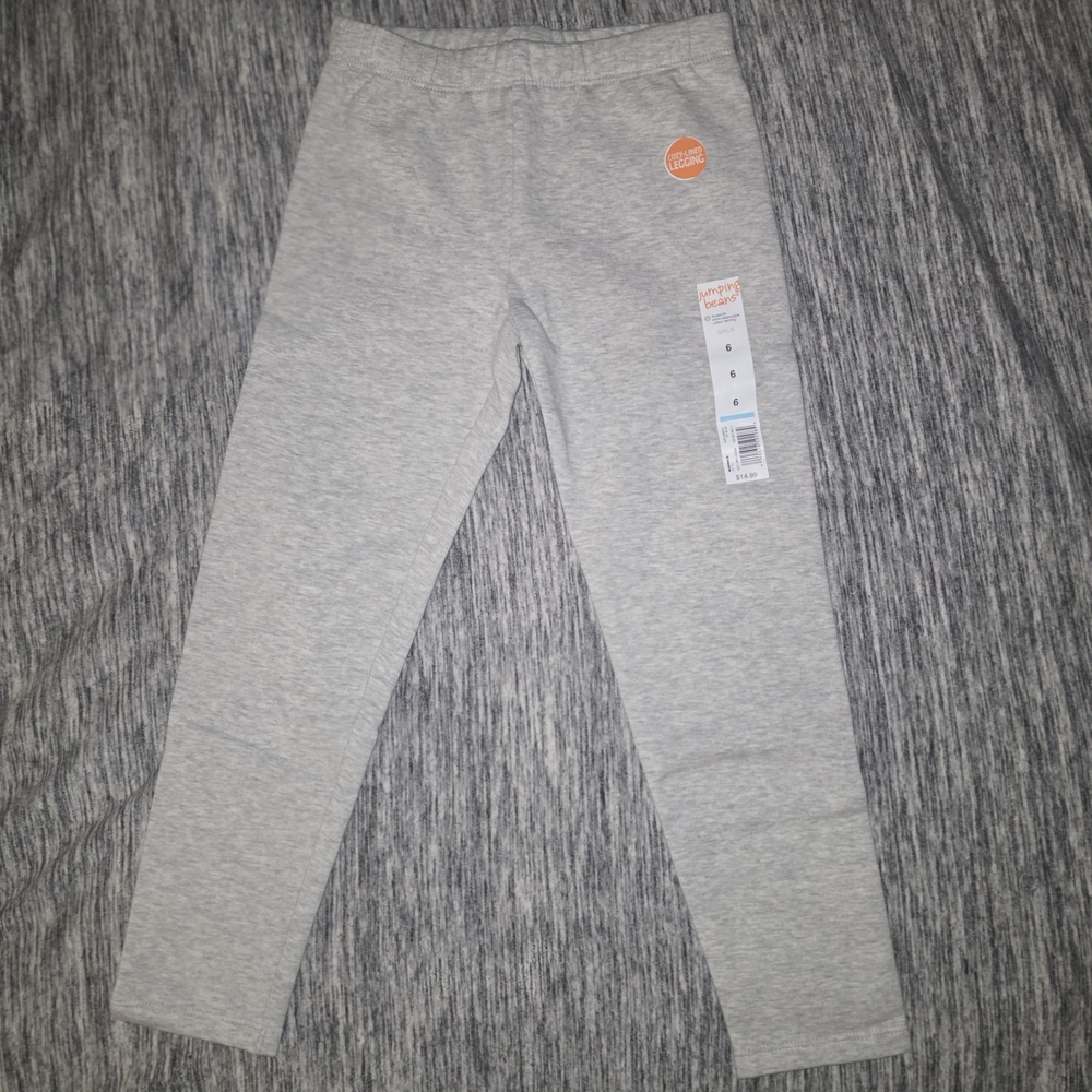 Jumping Beans Light Gray Kids Leggings
